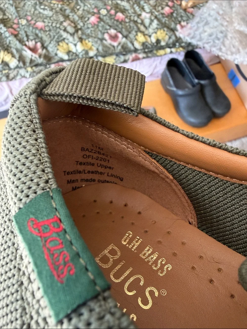 G.H. Bass & Co. Olive Knit Lace-Up Derbys